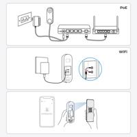 Reolink D340W - 5 MP videodeurbel met bel, 2,4/5 GHz wifi, persoonsdetectie, tweewegaudio, werkt met NVR's - thumbnail
