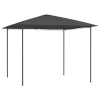 Prieel 160 g/m² 3x3x2,6 m antracietkleurig