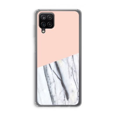 A touch of peach: Samsung Galaxy A12 Transparant Hoesje