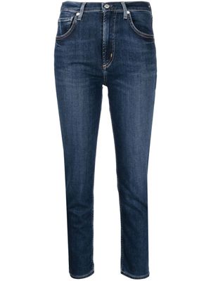 Citizens of Humanity jean skinny à patch logo - Bleu