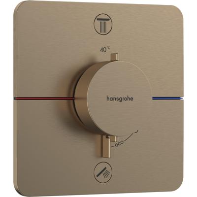 Hansgrohe Showerselect Comfort Q thermostaat inbouw voor 2 functies brushed bronze 15583140