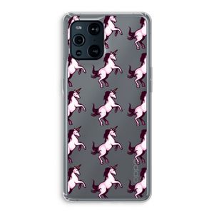 Musketon Unicorn: Oppo Find X3 Pro Transparant Hoesje