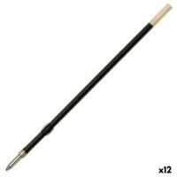 Navulling voor balpen Pilot BP-GP 0,4 mm Zwart (12 Stuks)