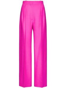 Valentino Garavani pantalon de tailleur à coupe ample - Rose