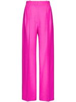 Valentino Garavani pantalon de tailleur à coupe ample - Rose