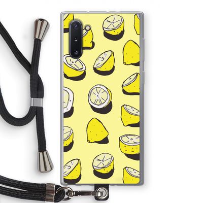 When Life Gives You Lemons...: Samsung Galaxy Note 10 Transparant Hoesje met koord