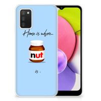 Samsung Galaxy A03S Siliconen Case Nut Home - thumbnail