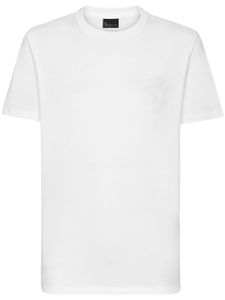 Billionaire t-shirt en coton à logo appliqué - Blanc