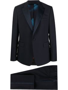 Paul Smith costume à veste à revers pointus - Bleu