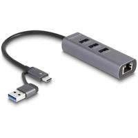 Delock 64282 USB-hub Geschikt voor merk (dockingstation): Universeel