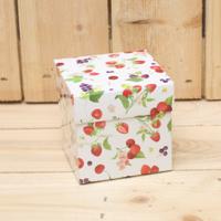 Bonbon doosjes - Chocolade doosje - Zomerfruit KUBUS - 24 stuks