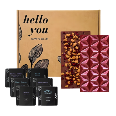 Theepakket brievenbus Zen Tea en Choco Box