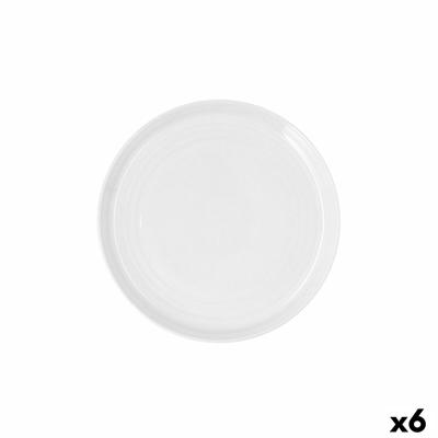 Dinerbord Ariane Artisan Wit Keramisch Ø 27 cm (6 Stuks)