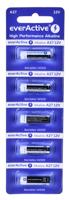 5 x everActive 27A 12V alkalinebatterijen - blister 5 st.