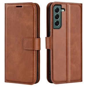 Lunso - Samsung Galaxy S23 Plus - cover bookcase hoes - Bruin