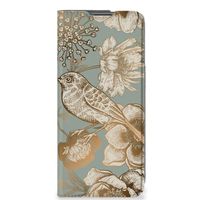 Smart Cover voor OnePlus Nord CE 2 5G Vintage Bird Flowers