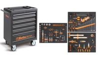 Beta BW C04BOX-A VU Gereedschapswagen | 6 laden | 196 delig assortiment - 024006201