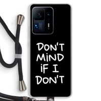 Don't Mind: Xiaomi Mi Mix 4 Transparant Hoesje met koord