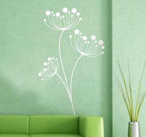 Moderne paardenbloem sticker