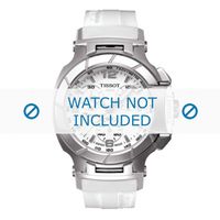 Horlogeband Tissot T0482171701700 / T610031513 Rubber Wit 17mm - thumbnail