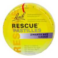 Bach Rescue Pastilles Zwarte Bes Suikervrij 50g