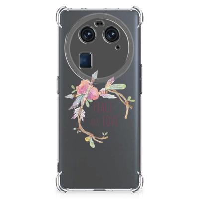 OPPO Find X6 Stevig | Bumper Hoesje | Boho Text OPPO Find X6 Stevig | Bumper Hoesje | Boho Text
