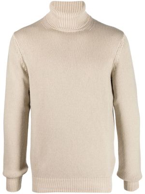 Dell'oglio pull en maille à col roulé - Tons neutres