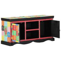 TV-kast Multikleur 100 x 35 x 50 cm Massief mangohout