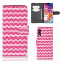 Samsung Galaxy A70 | Telefoon Hoesje | Waves Pink