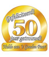 Huldeschild 50 Jaar Getrouwd