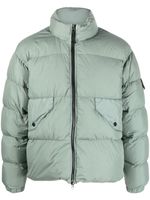 Stone Island doudoune Crinkle Reps à badge Compass - Vert