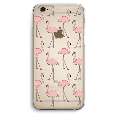 Anything Flamingoes: iPhone 6 / 6S Transparant Hoesje