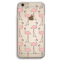 Anything Flamingoes: iPhone 6 / 6S Transparant Hoesje