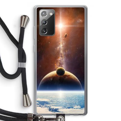 Omicron 2019: Samsung Galaxy Note 20 / Note 20 5G Transparant Hoesje met koord