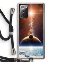 Omicron 2019: Samsung Galaxy Note 20 / Note 20 5G Transparant Hoesje met koord