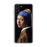The Pearl Earring: Samsung Galaxy S21 Plus Transparant Hoesje