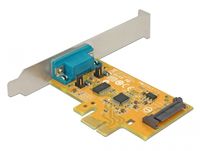 Delock 90293 PCI Express x1-kaart naar 1 x serieel met spanningsvoorziening ESD-bescherming - thumbnail