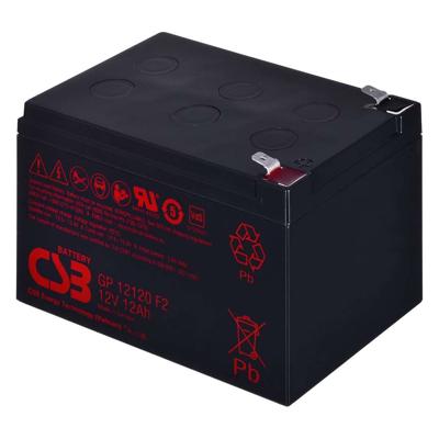 CSB GP12120F2 12V 12Ah batterij