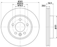 Remschijf 8DD355129211
