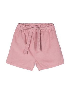 Knot short Mattea en velours côtelé - Rose