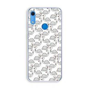 Zwanen: Huawei Y6s Transparant Hoesje