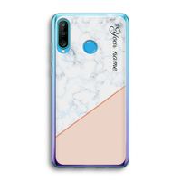 Marmer in stijl: Huawei P30 Lite Transparant Hoesje