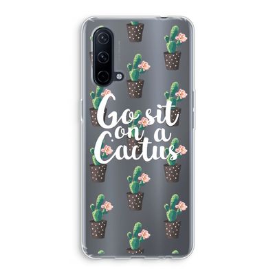Cactus quote: OnePlus Nord CE 5G Transparant Hoesje