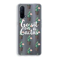 Cactus quote: OnePlus Nord CE 5G Transparant Hoesje