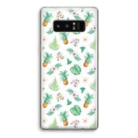 Ananas bladeren: Samsung Galaxy Note 8 Transparant Hoesje - thumbnail