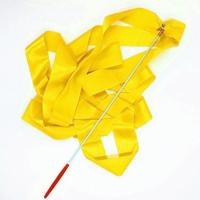 5 stuks 4 m artistieke kleur Turnen lint dans rekwisieten kinderen speelgoed (geel) 5 stuks 4 m artistieke kleur Turnen lint dans rekwisieten kinderen speelgoed (geel)
