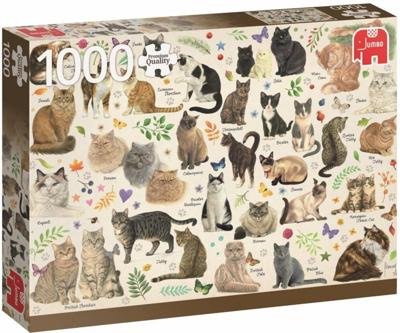 Katten Poster Puzzel 1000 Stukjes Franciens Katten