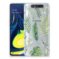 Samsung Galaxy A80 | TPU Case | Leaves