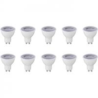 Dimbare LED Spot Set 10 Stuks - GU10 Fitting - 6W - Natuurlijk Wit 4200K