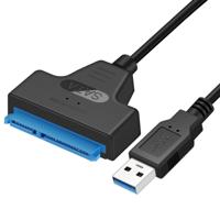 Professional SATA naar USB 3.0 kabel Adapter 2.5 inch SSD harde schijf uitbreiden Connector
